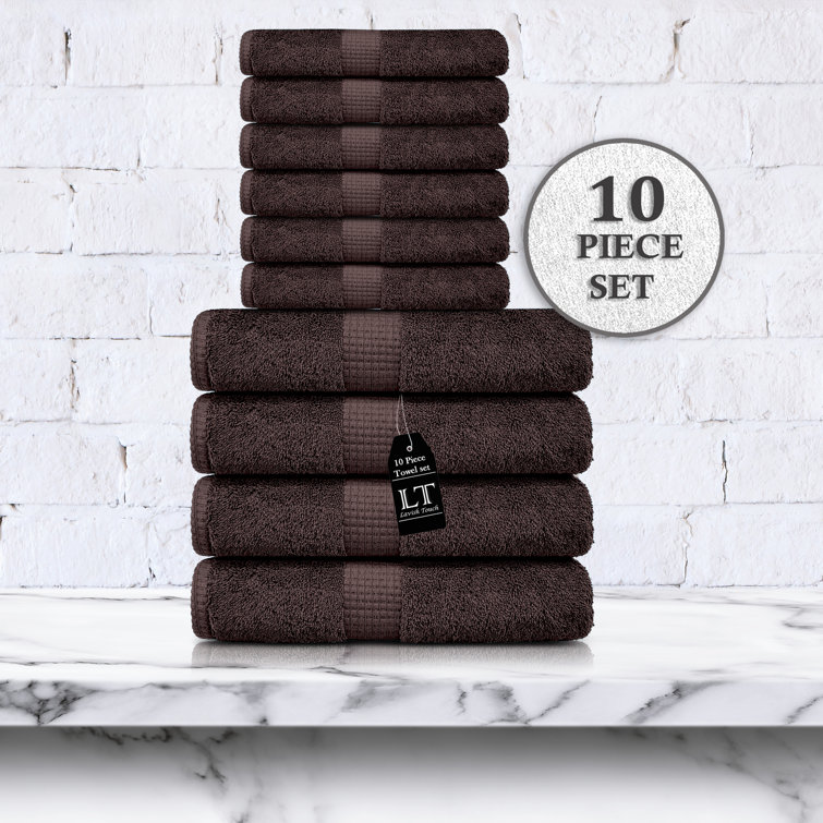 10 piece bath online towel set